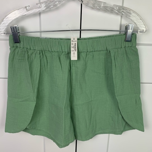 NWT Madewell SMALL Lightestspun Cover-Up Shorts Gatehouse Green - Picture 5 of 10